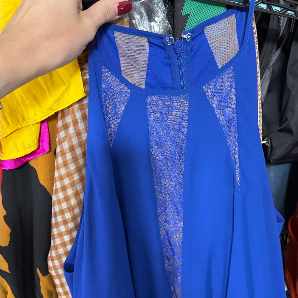 BCBG Maxazria - Size 2 Dress In Blue